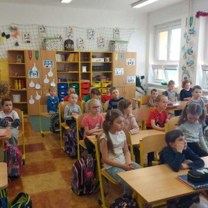 Návštěva Veverek v 1.třídě ZŠ